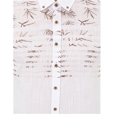 Kahverengi Slim Fit Uzun Kollu Gömlek