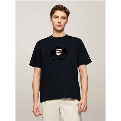 Футболка из  хлопка 2 цвета ТОММИ ХИЛФИГЕ*Р