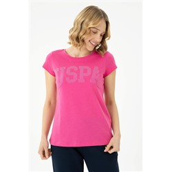Kadın Fuşya Basic Tişört