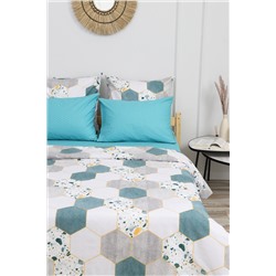 Пододеяльник поплин Соты