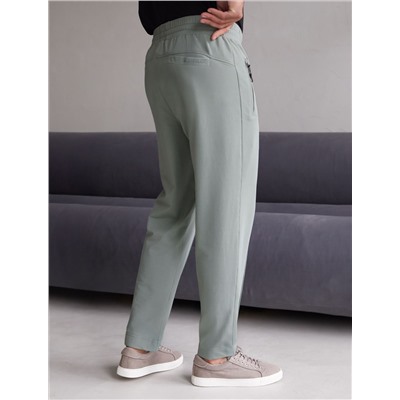 Брюки джоггеры на резинке из премиального футера двухнитки