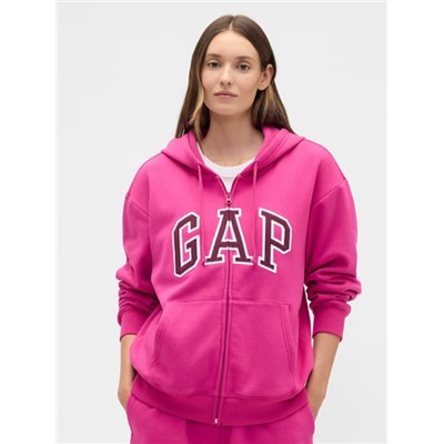Relaxed Gap Logo Zip Hoodie