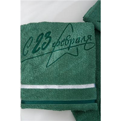 14418/13 "23 февраля"полотенце махровое плотность 350гр