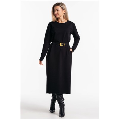 Платье-футер-длинное