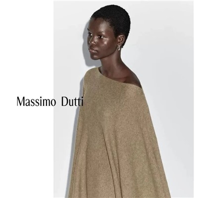 Свободный и уютный свитер-шаль во французском стиле  Massim*o Dutti