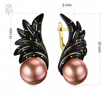 Серьги серебро 52882Y8B