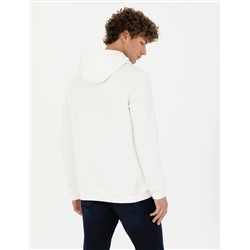 Beyaz Regular Fit Sweatshirt