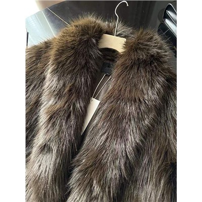 Женская шуба из искусственного меха с красивейшим блеском  ZAR*A 💤