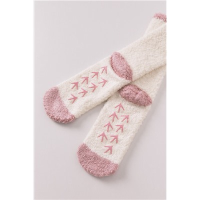 Calcetines largos pato beige