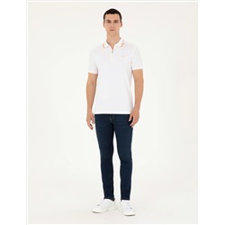 Beyaz Slim Fit Tişört
