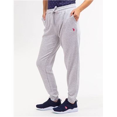 FLEECE HIGH WAISTED LOGO JOGGER