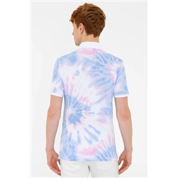 Erkek İndigo Polo Yaka Tişört