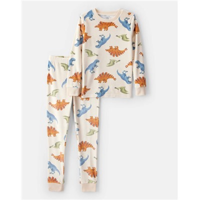 Carter's   Boys Polar Bear Print DreamPlush Long-Sleeve Snug Fit 2-Piece Pajamas - Black