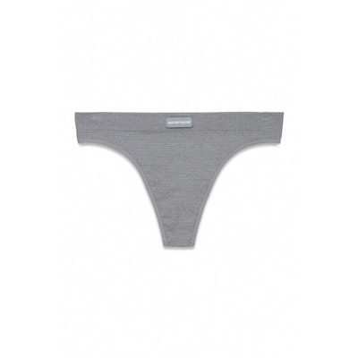 Braga tanga sin costuras gris claro