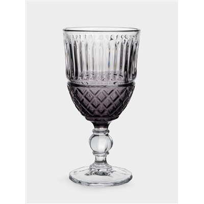 Бокал-кубок для вина, 260 мл, стекло Р, серый градиент, Poem