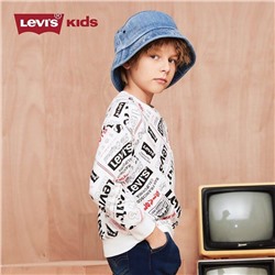 Le*vi's, свитер с круглым вырезом с буквенным принтом