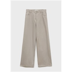 Jeans wideleg cremallera