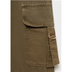 Jeans cargo cremalleras