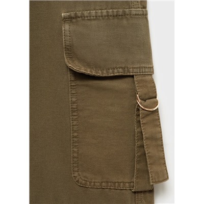 Jeans cargo cremalleras