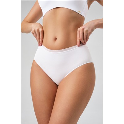 Набор трусов OIRO 0117 женские хлопковые черный/белый/бежевый 3 шт