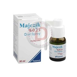 MAJEZIK %0.25 oral sprey 30 ml (Флурбипрофен в форме спрея в горло)