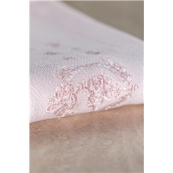 Gauthıer Nakışlı %100 Pamuk 2'li El Havlusu - Pudra - 30x45 cm