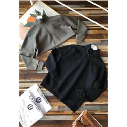 Мужская толстовка с воротником стойкой и молнией на воротнике Lululemo*n