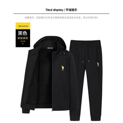 Мужской утепленный костюм со съемным капюшоном  Pol*o U.S ASS*N  Оригинал