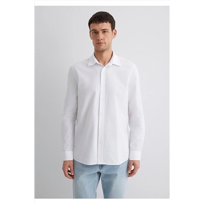 Mavi Beyaz Gömlek Regular Fit / Normal Kesim 0211547-620