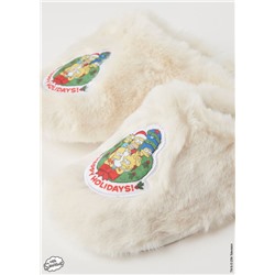 Pantoffeln Soft The Simpsons Happy Holidays