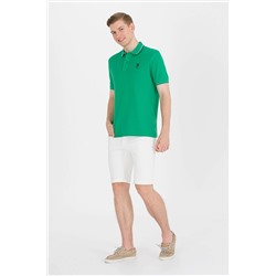 Erkek Yeşil Basic Polo Yaka Tişört