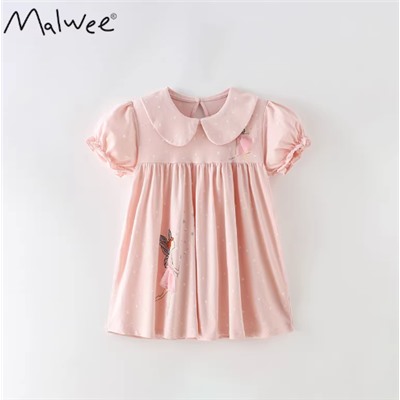 Хлопковое платье МАЛВЕ*Й (130-150)