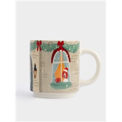 Кружка, 350 мл, 4 шт, фарфор N, Украшенный дом, Band
