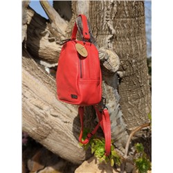ZAPATOS · 2364-flores-rojo+AB.Z · Pelle · mochila NAPA (630) rojo