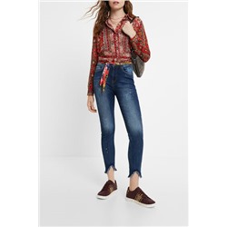 Pantalón vaquero skinny tobillero