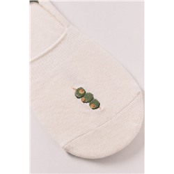 Calcetines invisibles bordado aceitunas