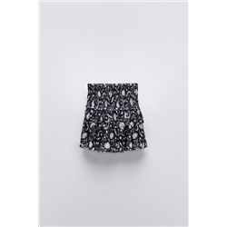 PRINTED TULLE SKIRT