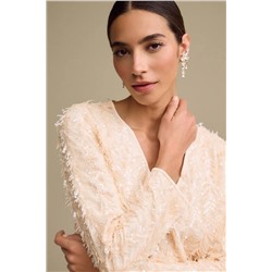 Эффектное нарядное платье с пайетккми из экспортного магазина