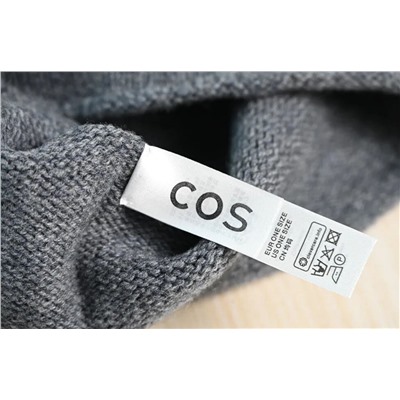 Теплая вязаная шапка-купол CO*S