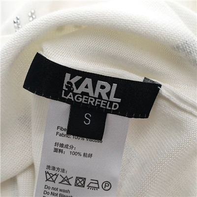 Нежная кофточка с коротким рукавом Ka*rl Lagerfe*ld