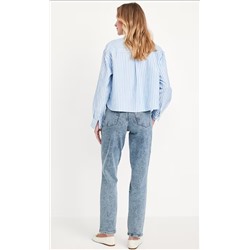 High-Waisted OG Straight Ankle Jeans
