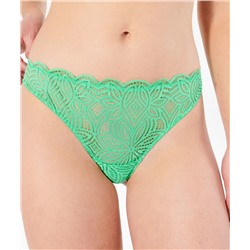 Tanga de encaje floral