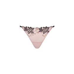 Tanga tul bordado negro