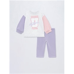 КОМПЛЕКТ ИЗ ФЛИСОВОЙ ТОЛСТОВКИ И БРЮК