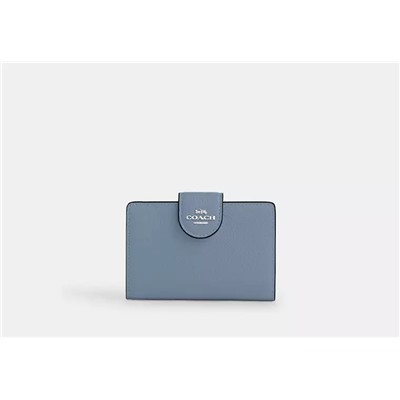 Medium Corner Zip Wallet In Signature Canvas