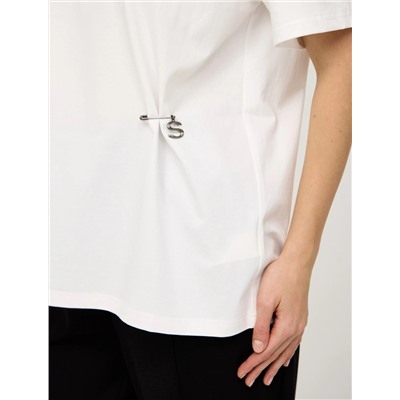 Белая блузка "Капля"