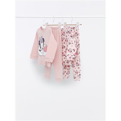 PACK DE 2 CONJUNTOS DE PIJAMAS MINNIE MOUSE ©DISNEY
