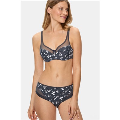 Braga clásica Generous de suave microfibra y detalles en malla