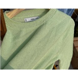 Шерстяной пуловер с длинными рукавами и круглым вырезом MANG*O (экспорт в Испанию)