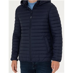 Lacivert Slim Fit Mont